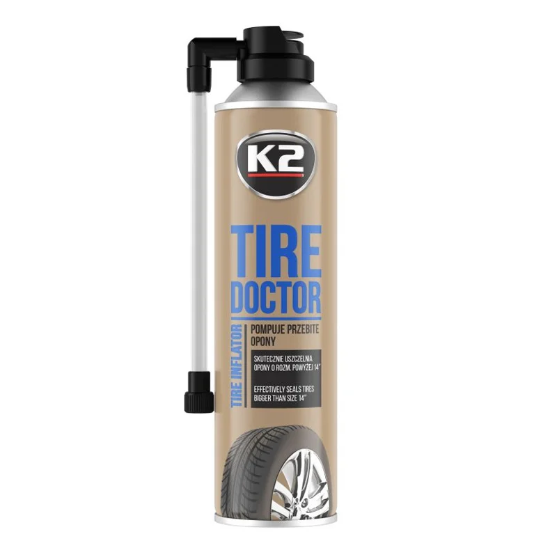 Вулканизатор шин K2 TIRE DOKTOR 500мл (B311) Вулканизатор шин K2 TIRE DOKTOR 500мл (B311)
