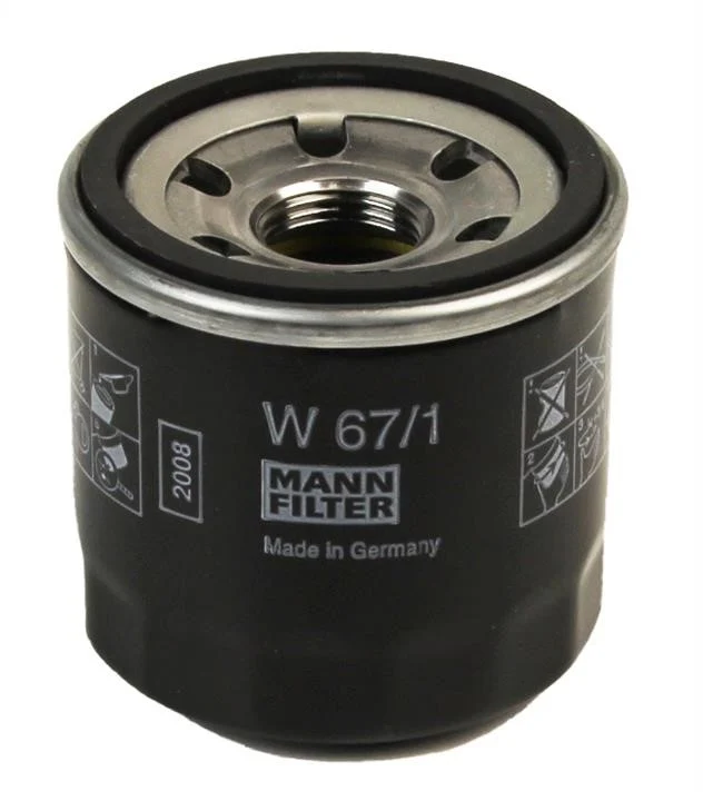 MANN-FILTER W67/1 Масляный фильтр