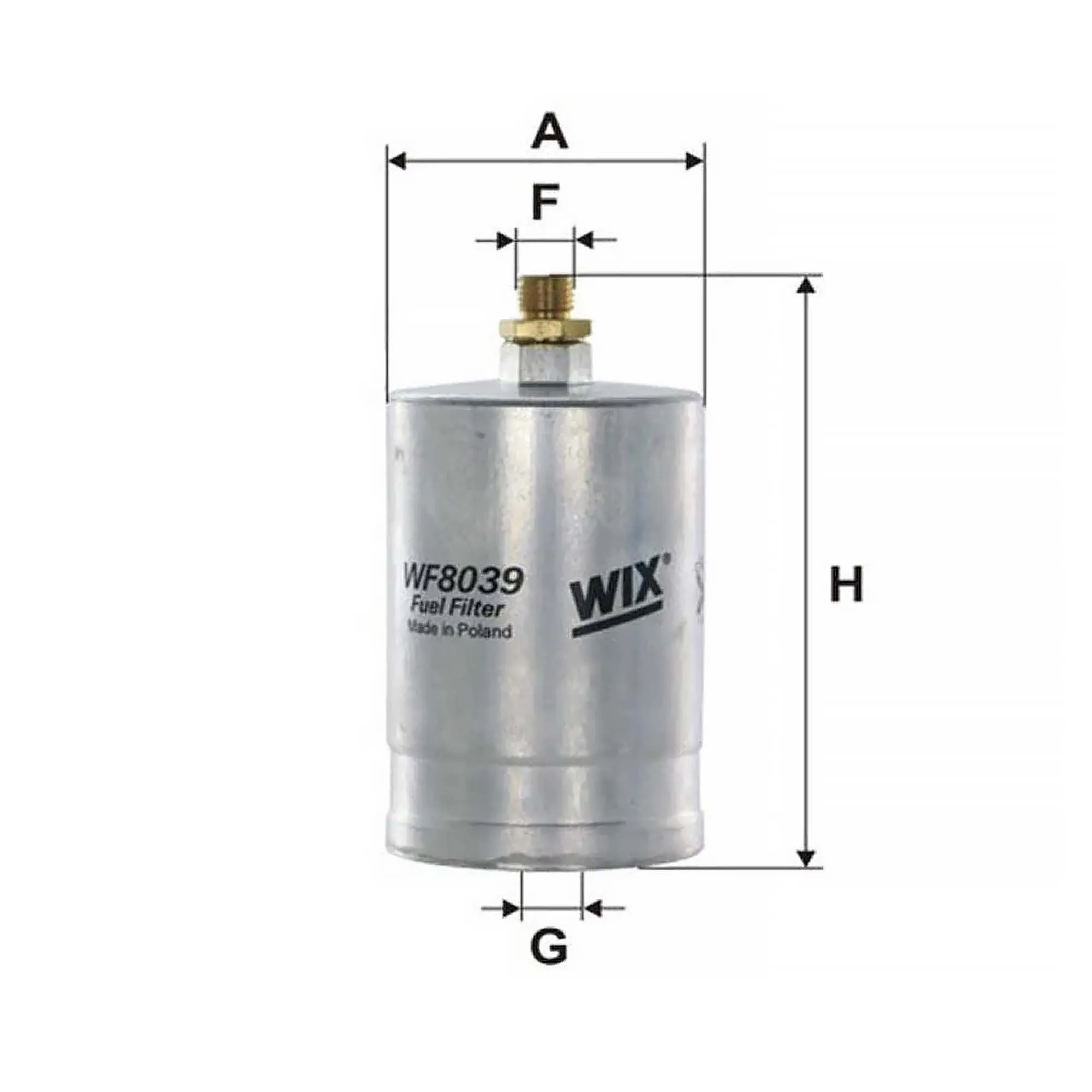 WIX FILTERS WF8039 Паливний фільтр