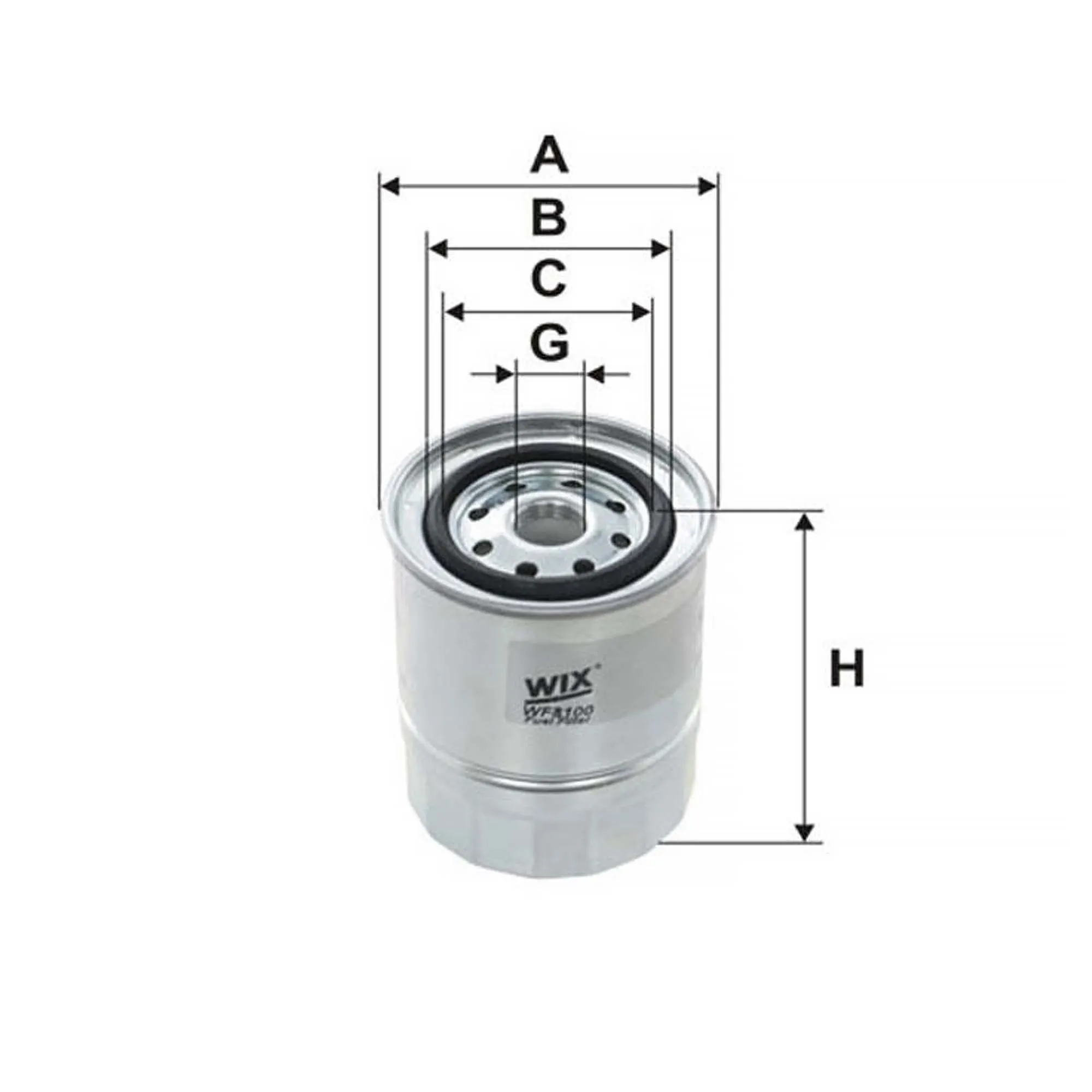 WIX FILTERS WF8100 Паливний фільтр