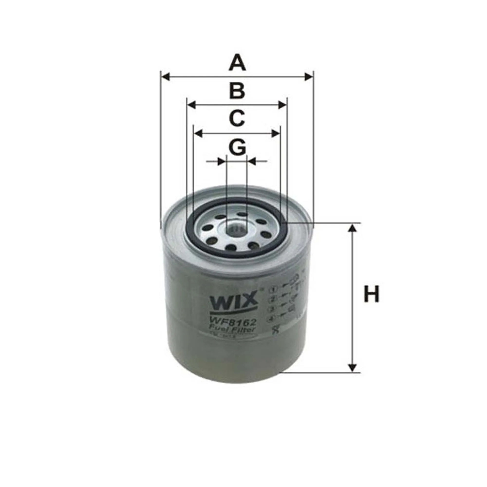 WIX FILTERS WF8162 Паливний фільтр