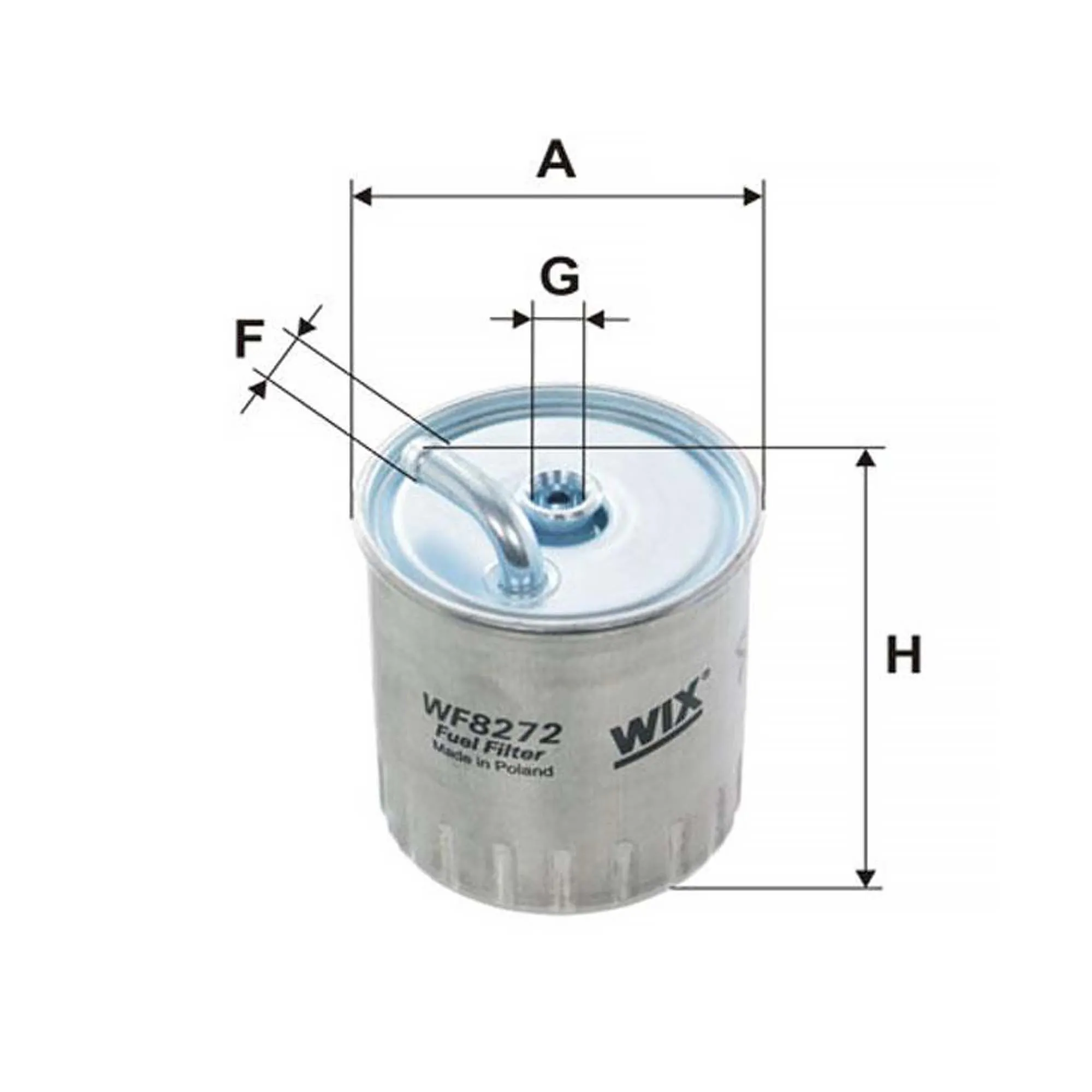 WIX FILTERS WF8272 Паливний фільтр