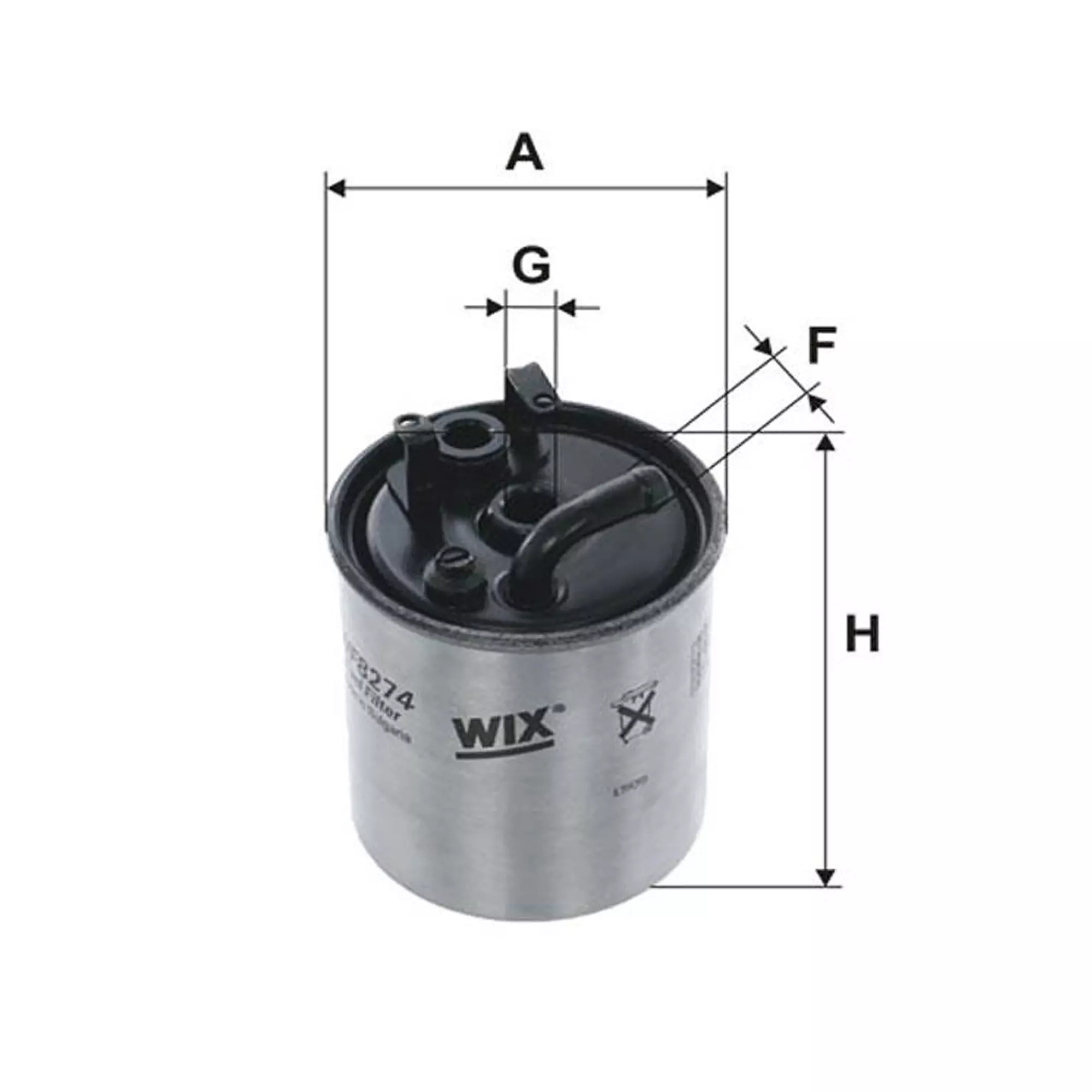 WIX FILTERS WF8274 Топливный фильтр