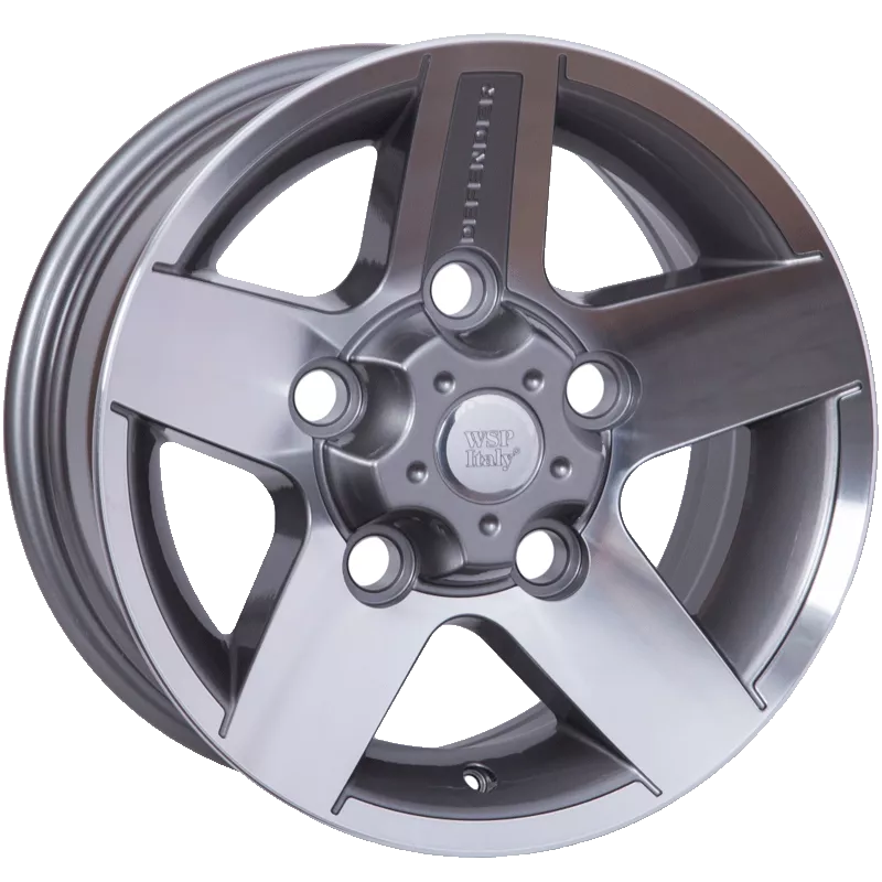 WSP ITALY W2354 MALI (R16 7 5X165 33 114) ANTHRACITE POLISHED