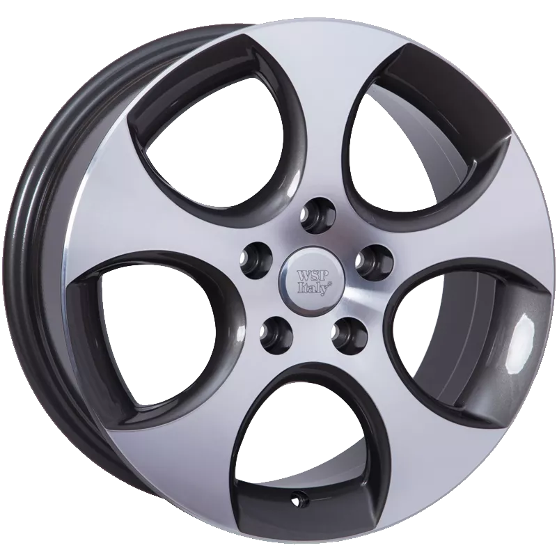 WSP ITALY W444 CIPRUS (R16 7 5X112 42 57,1) ANTHRACITE POLISHED