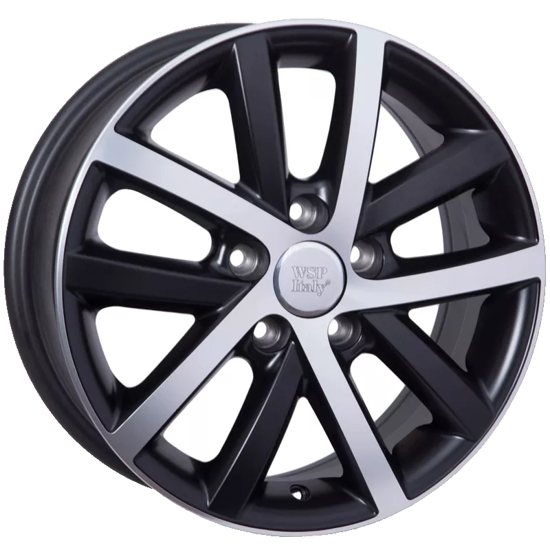 WSP ITALY W460 Rheia (R16 6.5 5X112 54 57,1) DULL BLACK POLISHED WSP ITALY W460 Rheia (R16 6.5 5X112 54 57,1) DULL BLACK POLISHED