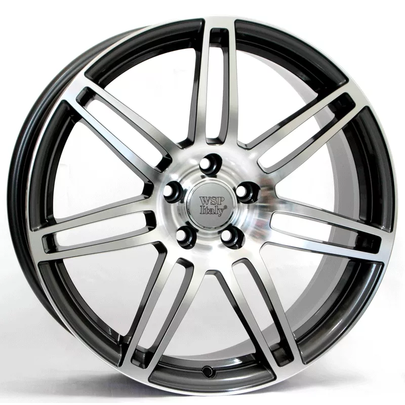 WSP ITALY W557 S8 COSMA TWO (R18 8 5X112 30 66,6) ANTHRACITE POLISHED WSP ITALY W557 S8 COSMA TWO (R18 8 5X112 30 66,6) ANTHRACITE POLISHED