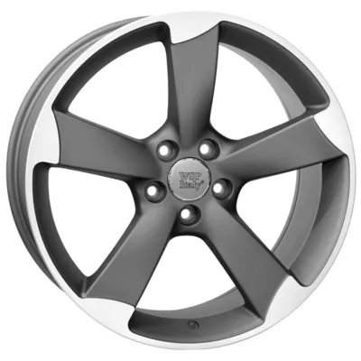 WSP ITALY W567 GIASONE (R19 8,5 5x112 43 66,6) MATT GUN METAL POLISHED WSP ITALY W567 GIASONE (R19 8,5 5x112 43 66,6) MATT GUN METAL POLISHED