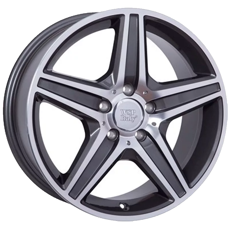 WSP ITALY W758 AMG CAPRI (R17 8 5X112 47 66,6) ANTHRACITE POLISHED