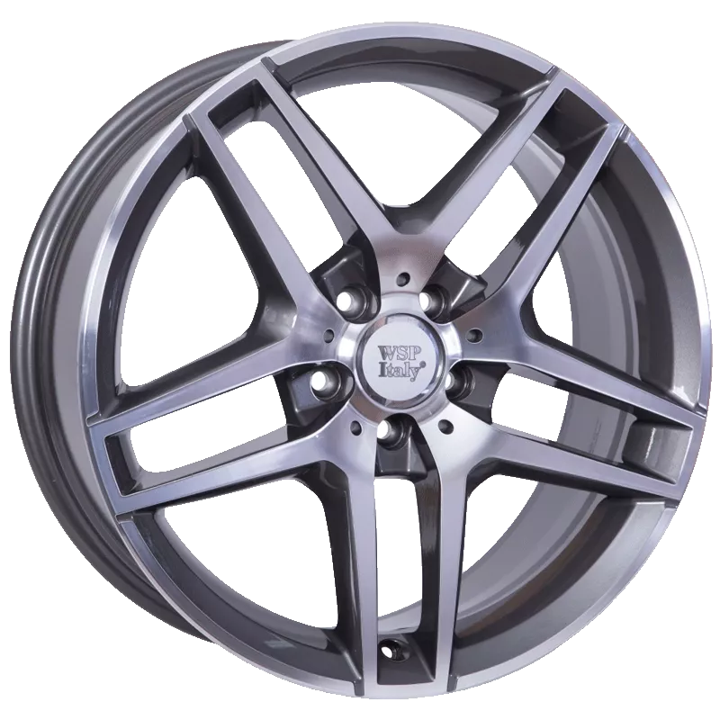 WSP ITALY W771 ENEA (R19 8 5X112 43,5 66,6) ANTHRACITE POLISHED