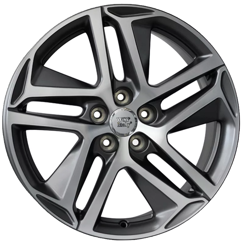 WSP ITALY W855 DUBAI (17 7,5 5x108 47 65,1) MATT GUN METAL POLISHED