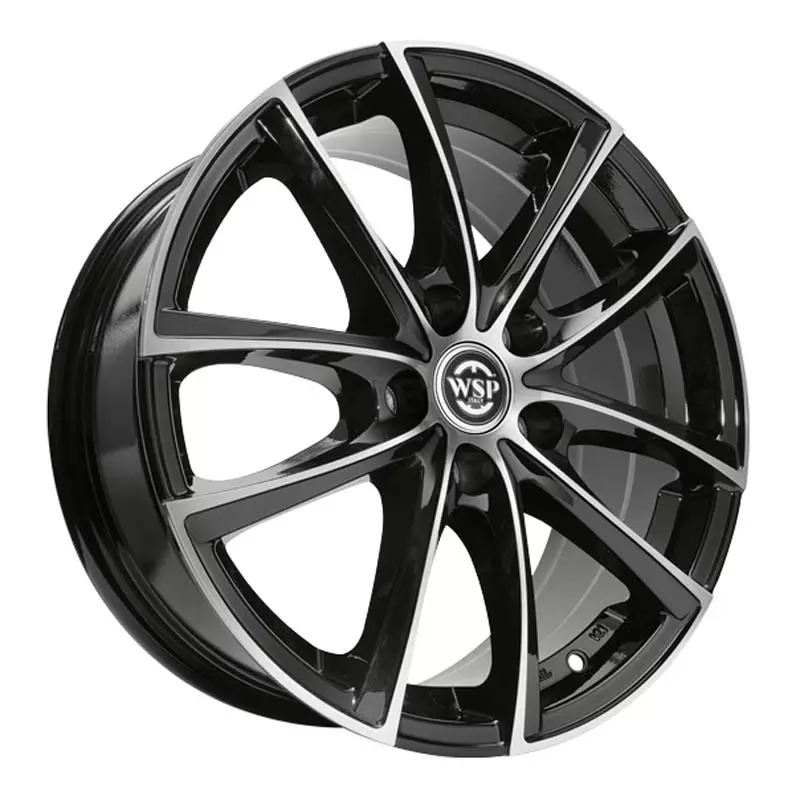 WSP ITALY WD001 PRASLIN (R17 7,5 5×112 ET51 57,1) GLOSSY BLACK POLISHED WSP ITALY WD001 PRASLIN (R17 7,5 5×112 ET51 57,1) GLOSSY BLACK POLISHED