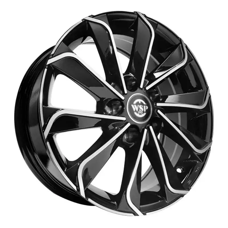 WSP ITALY WD003 CORINTO (R16 6,5 5×114,3 ET35 66,1) GLOSSY BLACK POLISHED