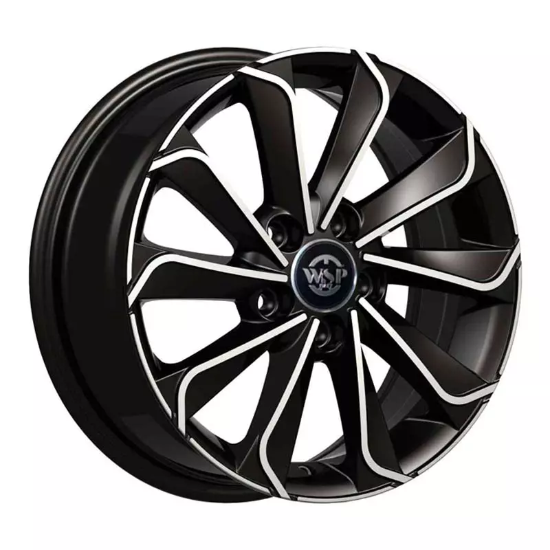 WSP ITALY WD003 CORINTO (R16 6,5 5×114,3 ET40) GLOSSY BLACK POLISHED