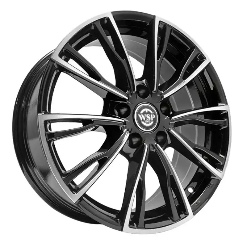 WSP ITALY WD006 LUGANO (R17 7,5 5x112 40 57,1) GLOSSY BLACK POLISHED