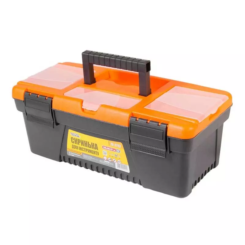 Ящик для інструментів Mastertool з пластиковими замками (330*127*160 мм) (79-2713) Ящик для інструментів Mastertool з пластиковими замками (330*127*160 мм) (79-2713)