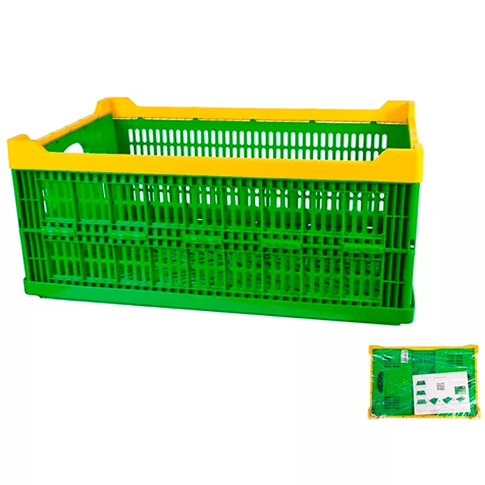 Ящик складной пластиковый MASTER TOOL 600*400*240 мм зеленый (79-3952) Ящик складной пластиковый MASTER TOOL 600*400*240 мм зеленый (79-3952)