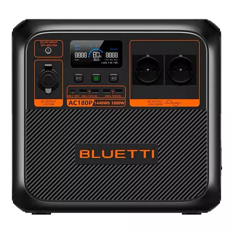 Зарядная станция Bluetti AC180P 1440Wh 1800W (PB931255) Зарядная станция Bluetti AC180P 1440Wh 1800W (PB931255)