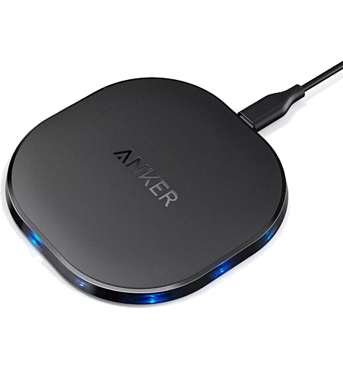 Зарядное устройство Anker 10W Qi Fast Charger Black (A2513H12) Зарядное устройство Anker 10W Qi Fast Charger Black (A2513H12)
