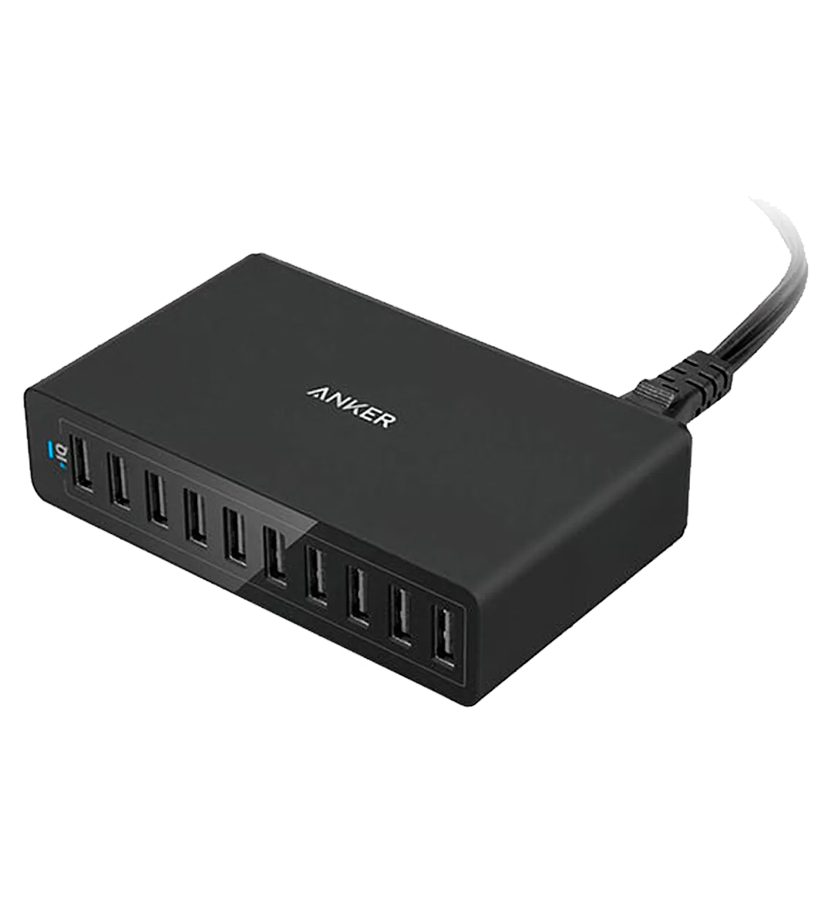Зарядное устройство Anker PowerPort 10 - 60W 10-port USB PowerIQ Black (A2133L11) Зарядное устройство Anker PowerPort 10 - 60W 10-port USB PowerIQ Black (A2133L11)