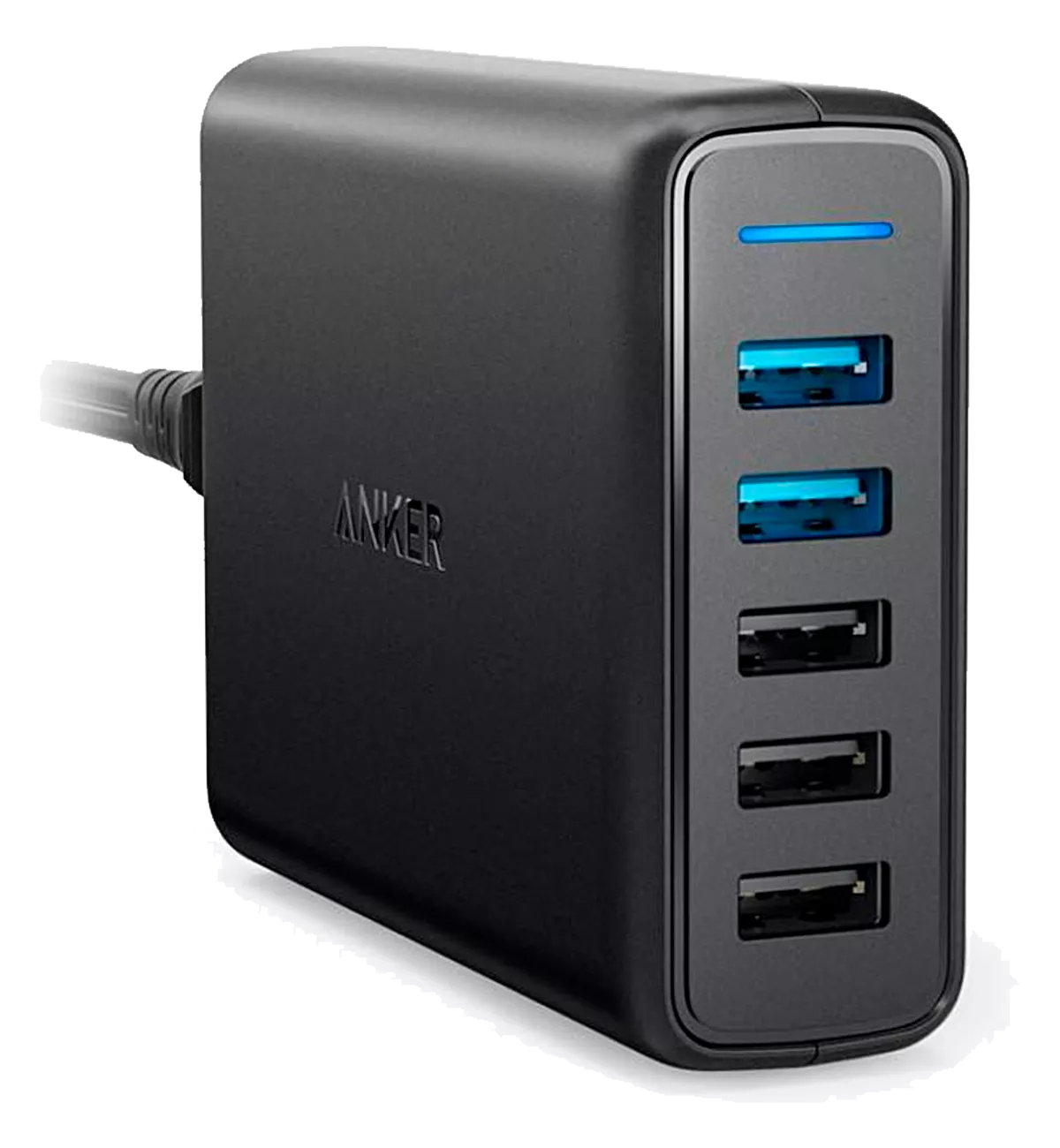 Зарядное устройство Anker PowerPort 5 Speed - 51.5W 1xQC3.0&4xPIQ Black (A2055G11) Зарядное устройство Anker PowerPort 5 Speed - 51.5W 1xQC3.0&4xPIQ Black (A2055G11)