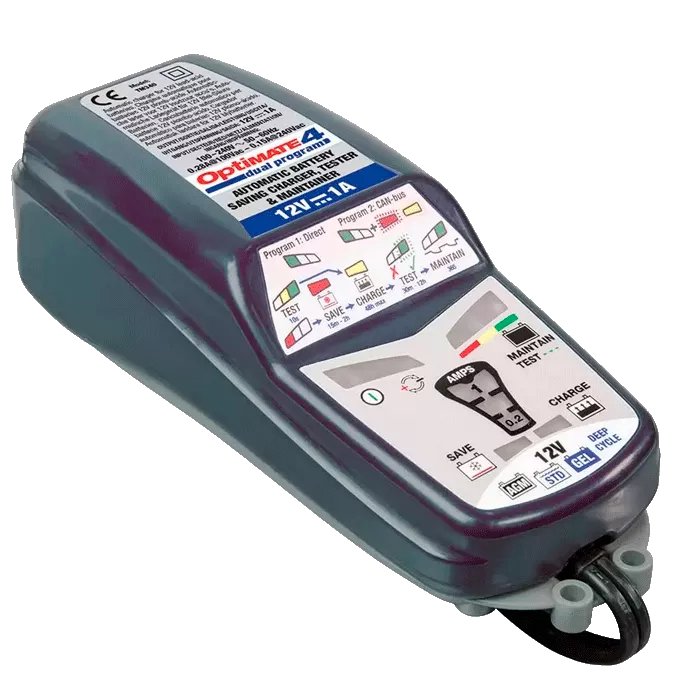 Зарядний пристрій OptiMate 4 Dual Program 1A (TM340) Зарядний пристрій OptiMate 4 Dual Program 1A (TM340)