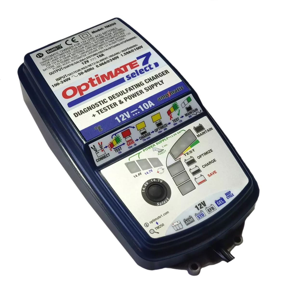 Зарядное устройство OptiMate 7 Select (TM250) Зарядное устройство OptiMate 7 Select (TM250)