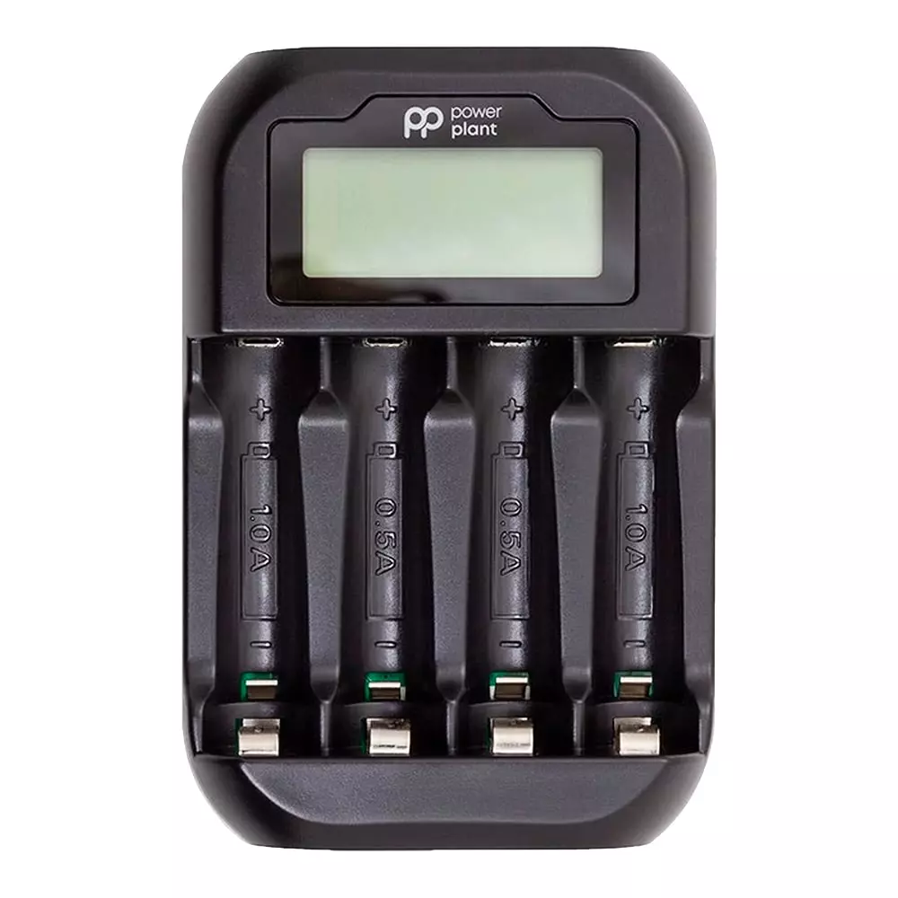 Зарядное устройство PowerPlant для аккумуляторов AA AAA/ micro USB/ PP-UN4 (PP-UN4)