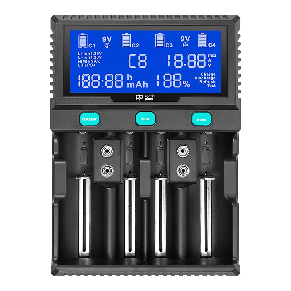Зарядний пристрій PowerPlant для акумуляторів AA, AAA/PP-A4 (AA620173) Зарядний пристрій PowerPlant для акумуляторів AA, AAA/PP-A4 (AA620173)