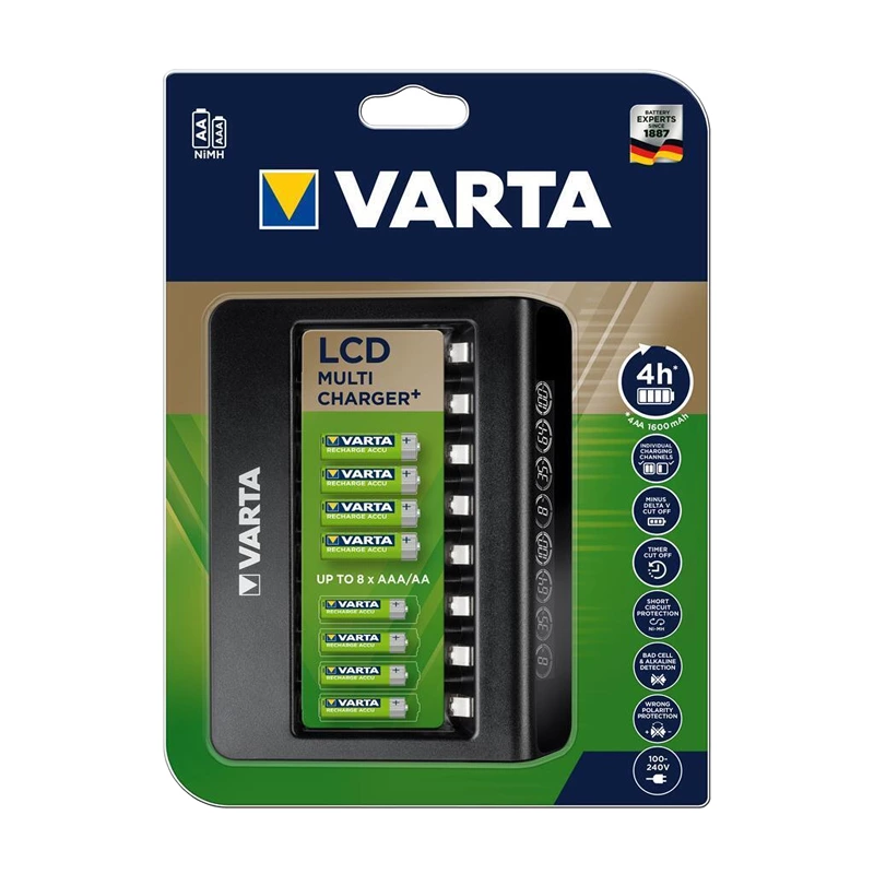 Зарядний пристрій Varta LCD Multi Charger Plus (57681101401) Зарядний пристрій Varta LCD Multi Charger Plus (57681101401)