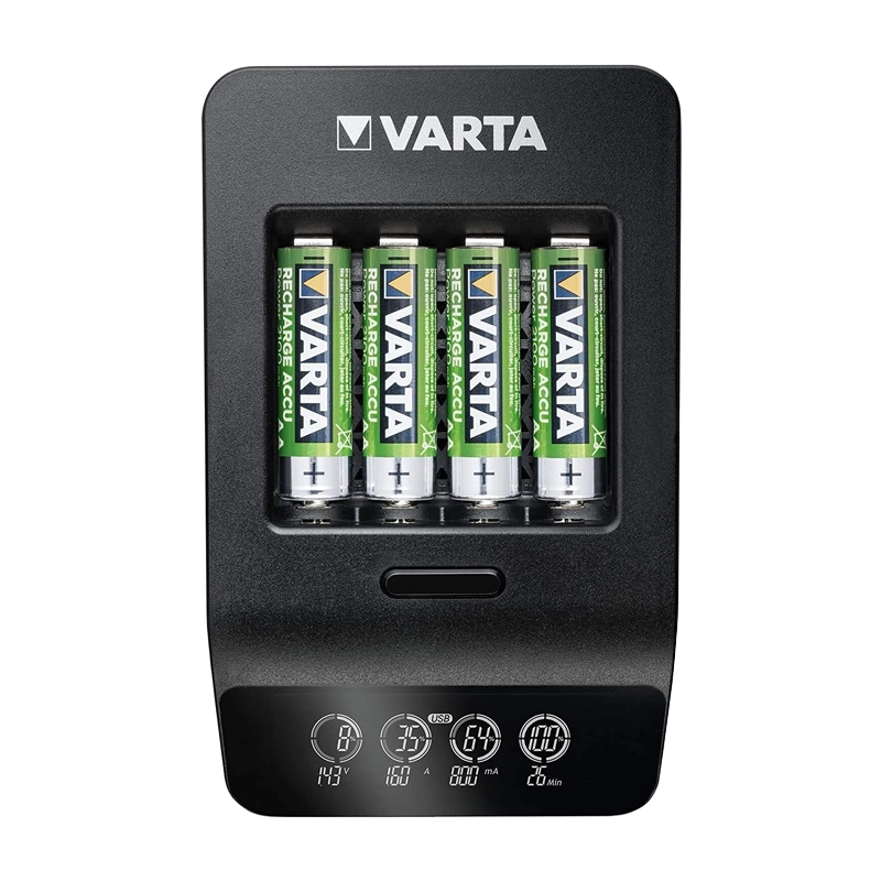 Зарядное устройство Varta LCD Smart Plus Charger + 4xAA 2100mAh (57684101441) Зарядное устройство Varta LCD Smart Plus Charger + 4xAA 2100mAh (57684101441)