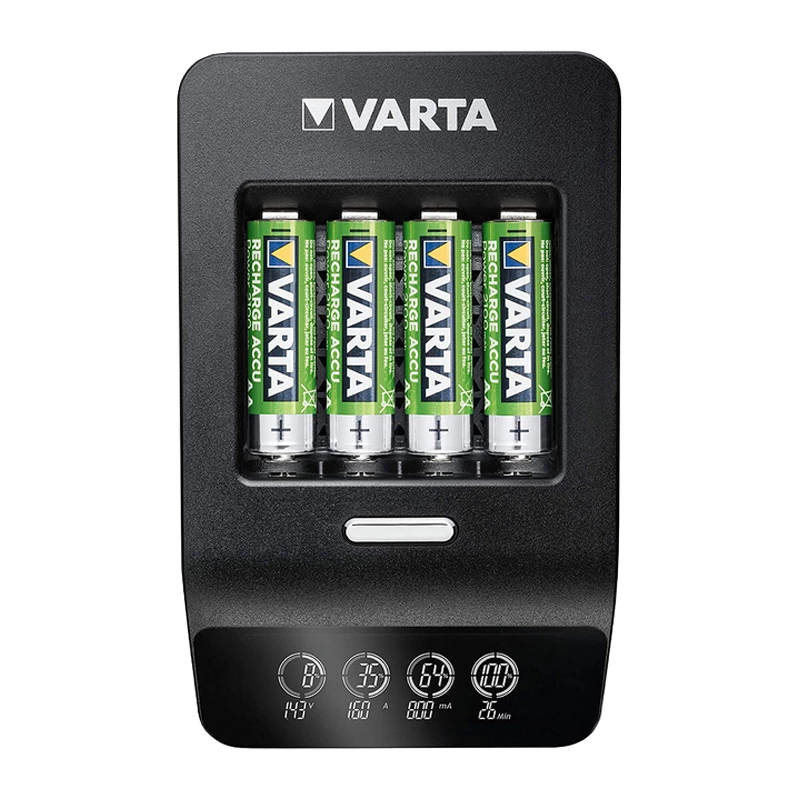 Зарядное устройство Varta LCD Ultra Fast Plus Charger + 4xAA 2100mAh (57685101441) Зарядное устройство Varta LCD Ultra Fast Plus Charger + 4xAA 2100mAh (57685101441)
