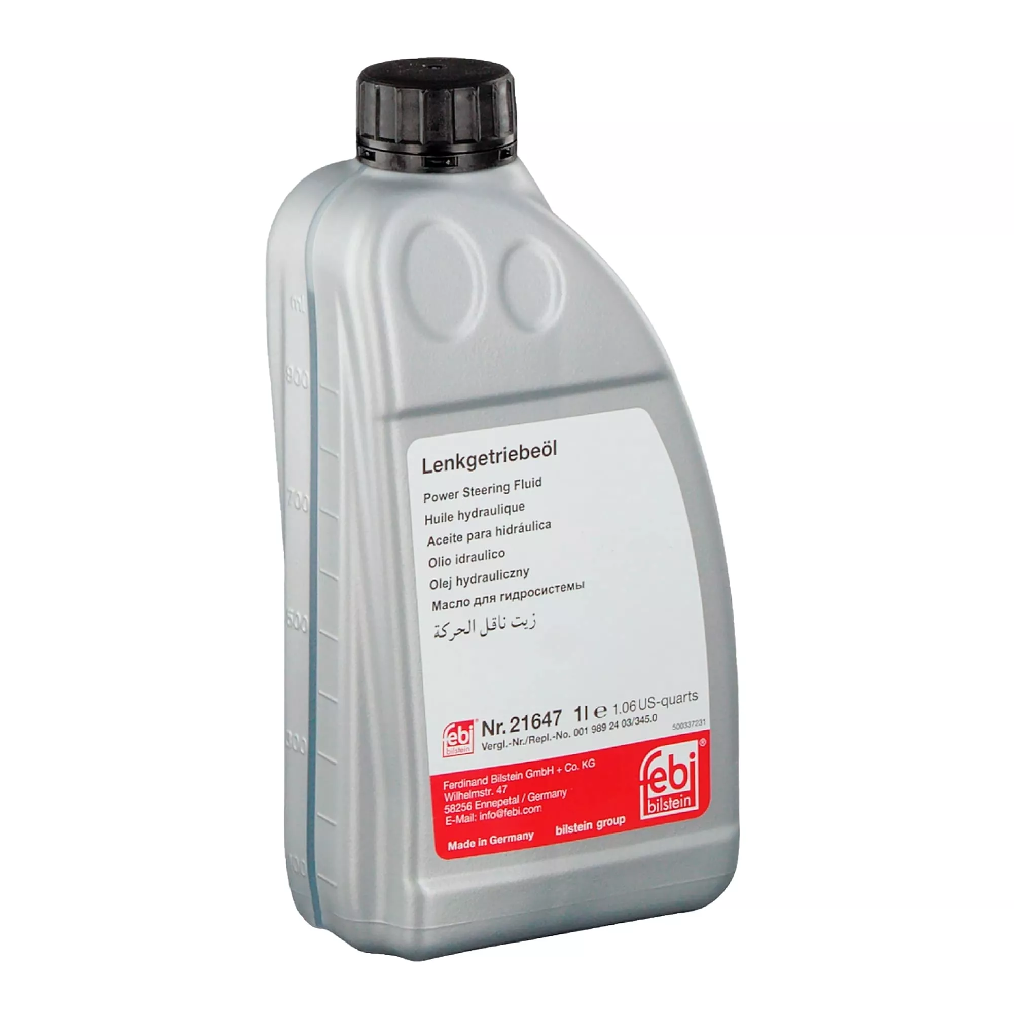 Рідина ГУР Febi Bilstein Power Steering Fluid 1л (FE21647) Рідина ГУР Febi Bilstein Power Steering Fluid 1л (FE21647)