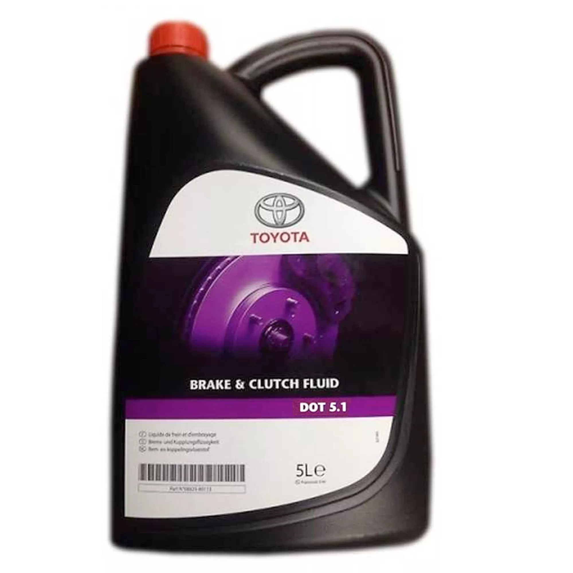 Тормозная жидкость Toyota Brake & Clutch Fluid DOT 5.1 5л (0882380007)