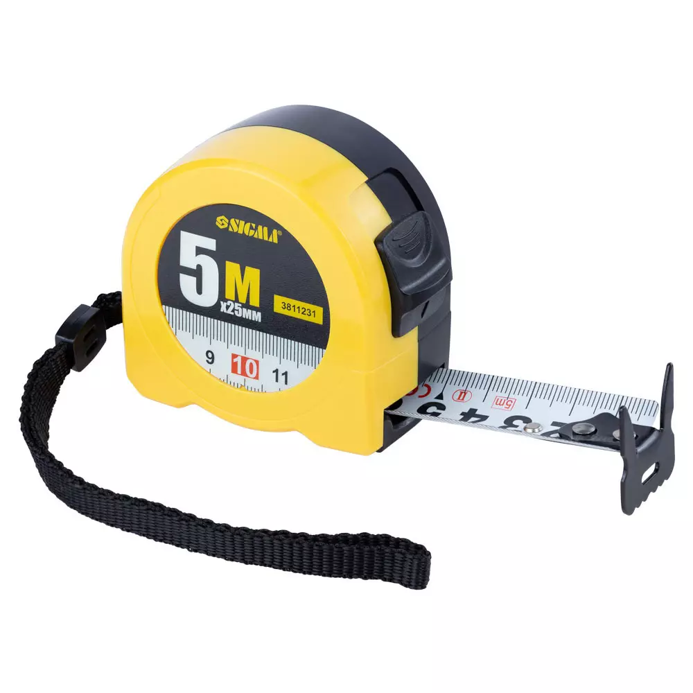Рулетка SIGMA Color 5м х 25мм (3811231) Рулетка SIGMA Color 5м х 25мм (3811231)