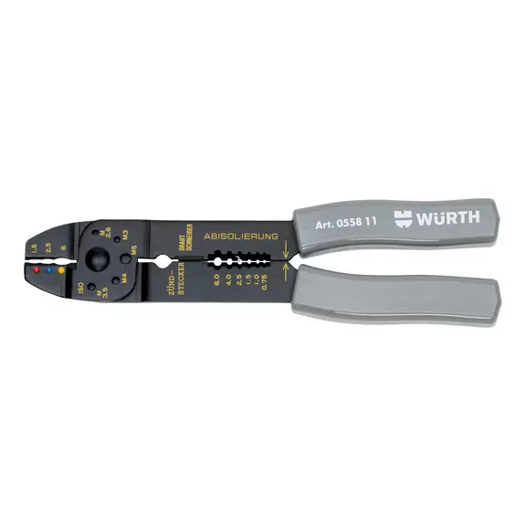 Клещи для обжима Wurth Qi60 PLUS 220мм 0.75-6.0 мм2 (055811) Клещи для обжима Wurth Qi60 PLUS 220мм 0.75-6.0 мм2 (055811)