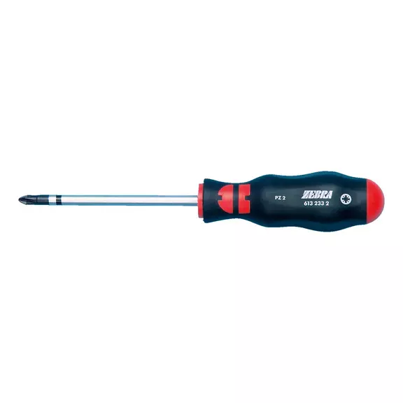 Отвертка WURTH ZEBRA®, крестовая, круглый стержень, PZ4X200 (06132334)