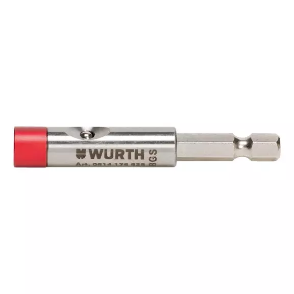 Держатель бит магнитный WURTH E 6.3 1/4" 66 мм (0614176638)