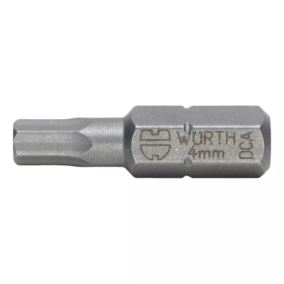 Біта WURTH із внутрішньою шестигранною головкою C 6.3 SW4 1/4" 25мм (061417694) Біта WURTH із внутрішньою шестигранною головкою C 6.3 SW4 1/4" 25мм (061417694)
