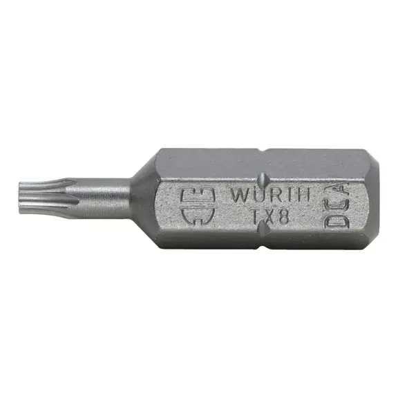 Бита WURTH TX8 C 6.3 1/4" 26 мм (06143108) Бита WURTH TX8 C 6.3 1/4" 26 мм (06143108)