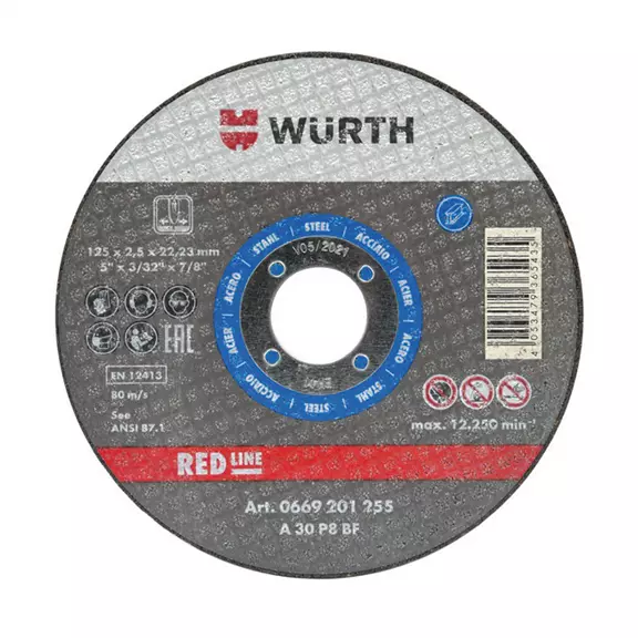 Круг отрезной WURTH Red Line 350мм x 2.5мм (0669203502)