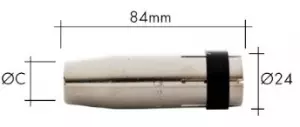 Сопло WURTH для пальника Binzel MB36 (0708001569)