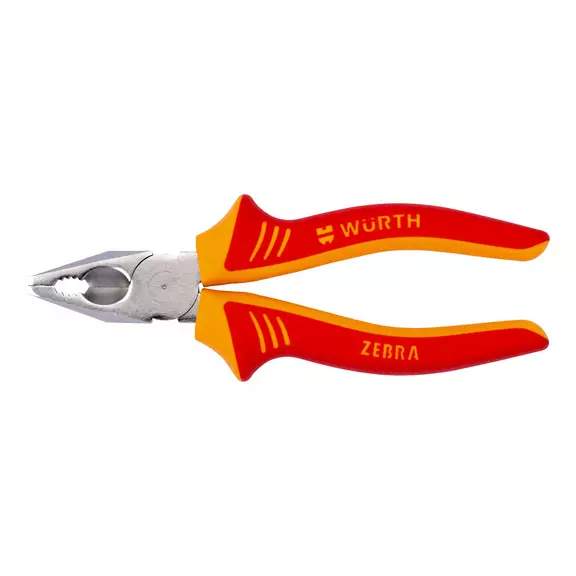 Плоскогубцы Wurth Zebra комбинированные VDE 180мм (071401575) Плоскогубцы Wurth Zebra комбинированные VDE 180мм (071401575)