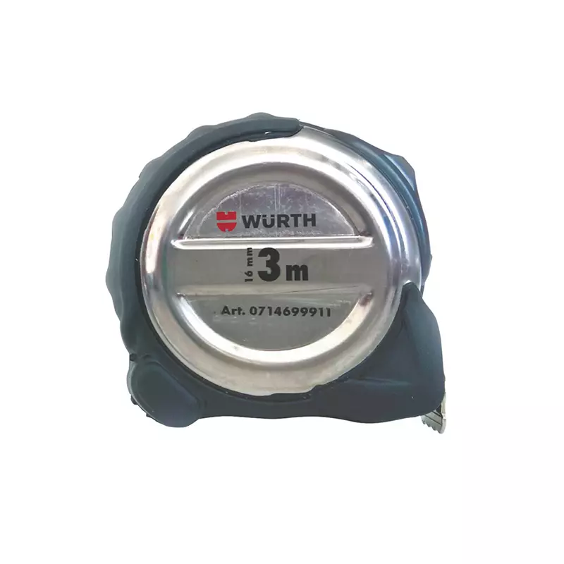 Рулетка кишенькова WURTH PROFI, 3м/16мм (0714699911) Рулетка кишенькова WURTH PROFI, 3м/16мм (0714699911)
