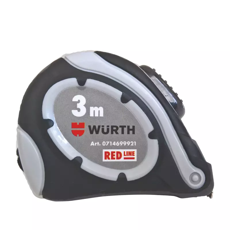 Рулетка карманная WURTH RED-LINE, 3м/16мм (0714699921) Рулетка карманная WURTH RED-LINE, 3м/16мм (0714699921)