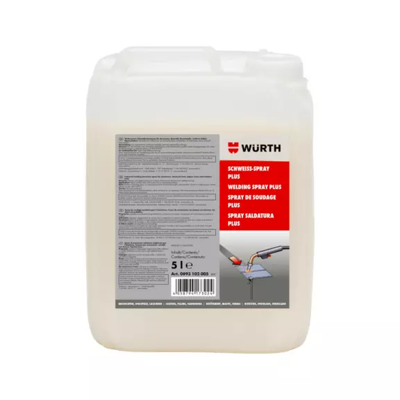 Спрей защитный для сварки WURTH Plus 5л (0893102005) Спрей защитный для сварки WURTH Plus 5л (0893102005)