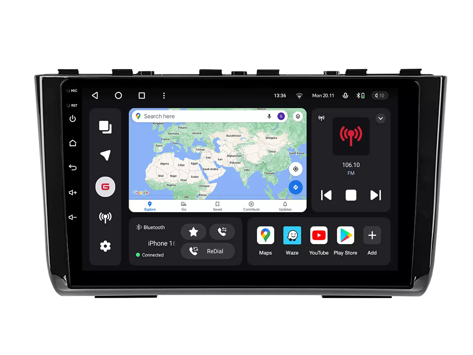 Мультимедийная автомобильная система Gazer T6510-SU2 PRO MAX для Hyundai Creta 2, IX25 (SU2) 2021-2023 143370 Мультимедийная автомобильная система Gazer T6510-SU2 PRO MAX для Hyundai Creta 2, IX25 (SU2) 2021-2023 143370
