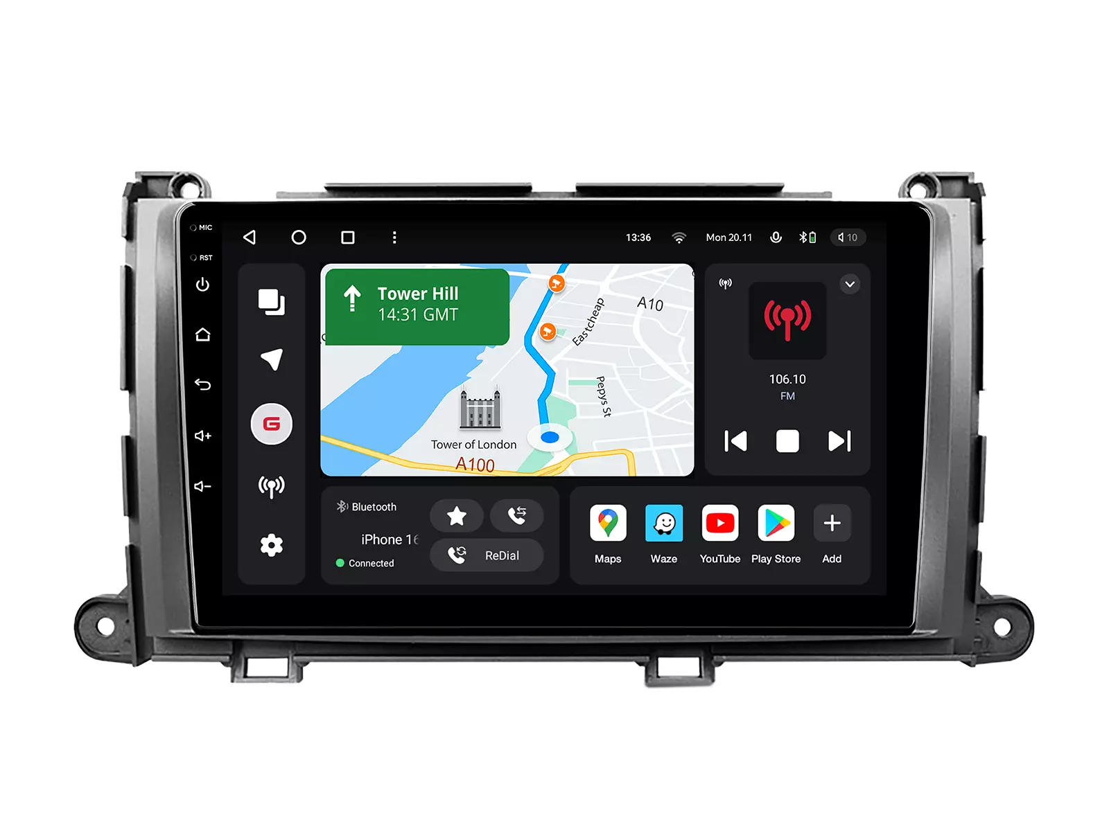 Мультимедийная автомобильная система Gazer T6009-XL30/L PRO MAX для Toyota Sienna 3 (XL30) 2010-2014 45625 Мультимедийная автомобильная система Gazer T6009-XL30/L PRO MAX для Toyota Sienna 3 (XL30) 2010-2014 45625