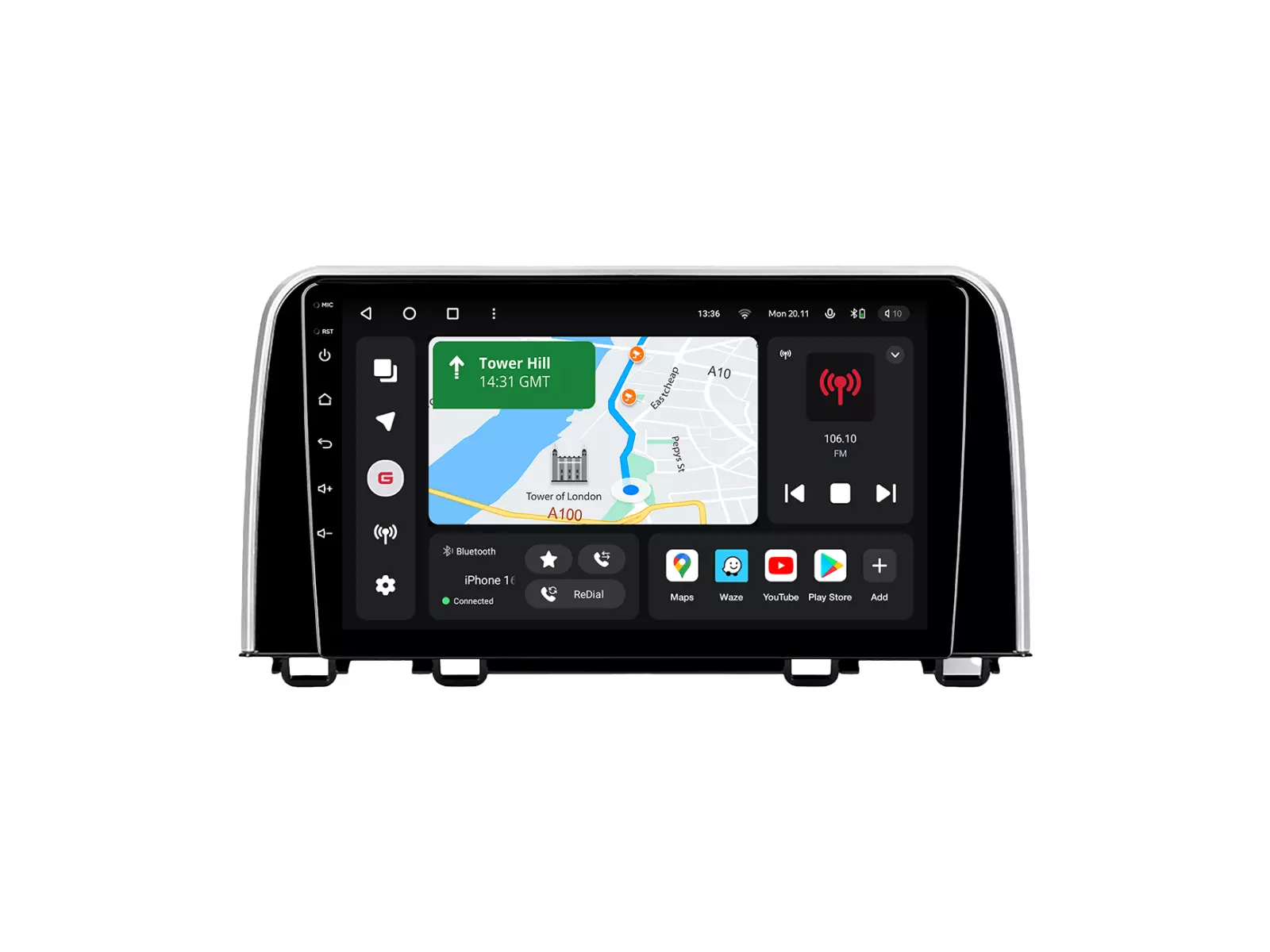 Мультимедійна автомобільна система Gazer T6009-RW PRO MAX до Honda CR-V 5 (RT, RW) 2016-2018 39639 Мультимедійна автомобільна система Gazer T6009-RW PRO MAX до Honda CR-V 5 (RT, RW) 2016-2018 39639