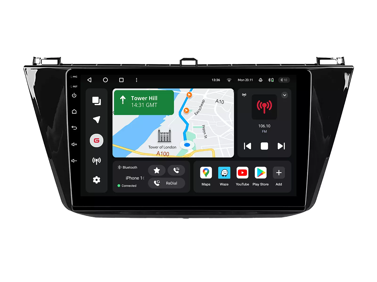 Мультимедійна автомобільна система Gazer T6010-AD/H PRO MAX до Volkswagen Tiguan 2 (AD) 2016-2022 46273 Мультимедійна автомобільна система Gazer T6010-AD/H PRO MAX до Volkswagen Tiguan 2 (AD) 2016-2022 46273
